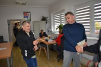 Pan Andrzej i Pan Jarek z dyplomami konkursowymi.