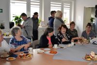 Rodzice podczas wizyty w ŚDS