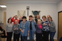 Uczestnicy ŚDS w bibliotece