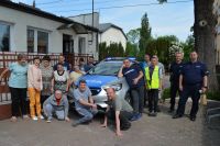 Uczestnicy ŚDS podczas spotkania z policjantami.