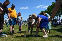 Uczestnicy ŚDS na bajkowym festynie.