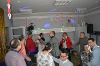 Uczestnicy ŚDS podczas zabawy walentynkowo-ostatkowej.