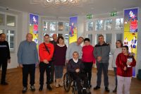 Uczestnicy ŚDS podczas wyjazdu do centrum folkloru w Karolinie.