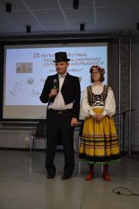 Pam Mariusz i Pani Iwona na festiwalu Piosenki Ostrów Mazowiecka.