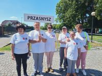 Reprezentacja Środowiskowego Domu Samopomocy podczas olimiady w Mławie.